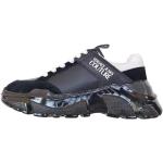 Sneakers stringate larghezza E militari nere numero 42 di tessuto sintetico per Uomo Versace Jeans 