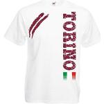 T-shirt bianche 10 anni a tema città per bambini Torino FC 