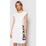 Abiti scontati bianchi XS in maglia per Donna DKNY 