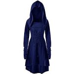 Costumi Cosplay eleganti blu scuro XL traspiranti per l'autunno per Donna 