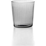 Bicchieri 275 ml grigio scuro di vetro 6 pezzi da acqua 