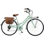 City bike verde chiaro per Donna 