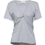 Magliette & T-shirt grigie Taglia unica di cotone tinta unita mezza manica con manica corta per Donna Vicolo 