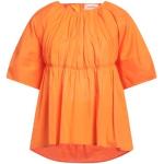 Magliette & T-shirt arancioni M di cotone tinta unita mezza manica con manica corta per Donna Vicolo 