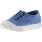 Sneakers larghezza E casual blu numero 39 di cotone per Donna Victoria 