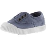 Sneakers larghezza E casual blu numero 19 di cotone per bambini Victoria 