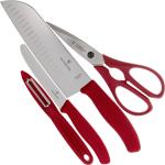 Set di coltelli rossi 4 pezzi da cucina Victorinox 