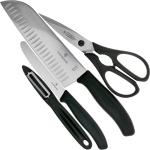 Set di coltelli neri 4 pezzi da cucina Victorinox 