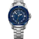 Cinturini orologi scontati automatici blu Taglia unica impermeabili con calendario per Donna resistenza all'acqua 20 Bar Victorinox 