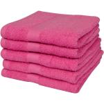 Asciugamani rosa 50x100 di spugna da bagno Vidaxl 