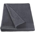 Asciugamani antracite 70x140 di cotone da bagno Vidaxl 