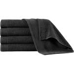 Asciugamani neri 70x140 di cotone da bagno Vidaxl 