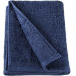 Asciugamani blu navy 30x50 di spugna lavabili in lavatrice da bagno Vidaxl 