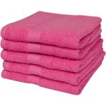 Asciugamani rosa 100x150 di spugna da bagno Vidaxl 