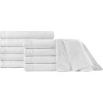 Asciugamani bianchi 80x200 di cotone da sauna Vidaxl 