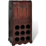 Portabottiglie rossi di legno vino Vidaxl 