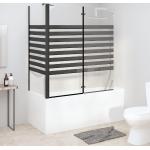 Porte nere in alluminio per doccia Vidaxl 