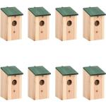 Casette di legno per uccelli Vidaxl 
