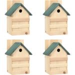 Casette in legno di abete per uccelli Vidaxl 