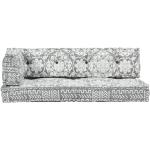 Cuscini grigio chiaro 120x80 cm in tessuto patchwork per divani morbidi Vidaxl 