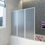 Porte bianche in alluminio per doccia Vidaxl 