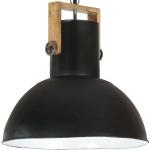 Lampade industriali nere in ferro a sospensione compatibile con E27 Vidaxl 