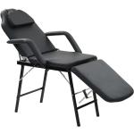 Chaise longue nere in similpelle Vidaxl 