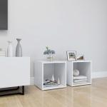 Mobili porta-tv design bianchi di legno Vidaxl 