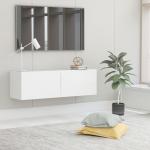Mobili porta-tv design bianchi di legno Vidaxl 