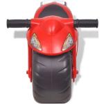 vidaXL Motocicletta Cavalcabile per Bambini in Plastica Rossa