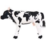 Peluche in poliestere a tema mucca mucche per bambini 49 cm Vidaxl 