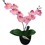 Vasi rosa in ferro per orchidee 30 cm Vidaxl 