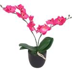 Vasi rossi in ferro per orchidee 30 cm Vidaxl 
