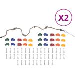 Prese multicolore di legno arrampicata per bambini Vidaxl 