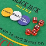 vidaXL Set da Poker/Blackjack con 600 Chips Laser Alluminio