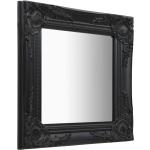 Specchi barocchi neri di legno con cornice di design Vidaxl 