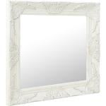 Specchi barocchi bianchi di legno con cornice di design Vidaxl 