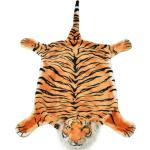 vidaXL Tappeto di Peluche a Forma di Tigre 144 cm Marrone