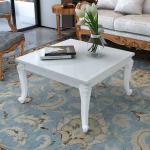 Tavolini bianchi di legno Vidaxl 