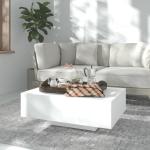 Tavolini moderni bianchi di legno Vidaxl 