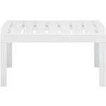 Tavolini bianchi di plastica Vidaxl 