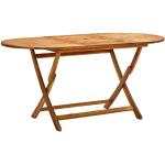 Tavolini in legno di acacia pieghevoli Vidaxl 