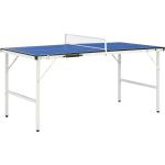 Tavoli ping pong blu in acciaio Vidaxl 