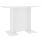 Tavoli minimalisti bianchi di legno da cucina Vidaxl 