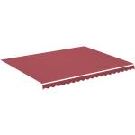 vidaXL Tessuto di Ricambio per Tenda da Sole Rosso Borgogna 4,5x3,5 m
