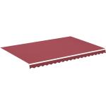vidaXL Tessuto di Ricambio per Tenda da Sole Rosso Borgogna 4,5x3 m
