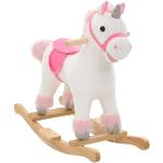 Peluche di legno a tema cavalli unicorni per bambini cavalli e stalle Vidaxl 