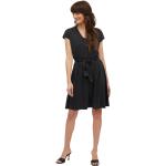 Vila Modala Belt Sleeveless Short Dress Nero 2XL Donna