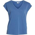 Magliette & T-shirt blu S Tencel con scollo a V per Donna Vila 