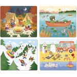 Puzzle classici di legno a tema animali per bambini per età 2-3 anni Vilac 